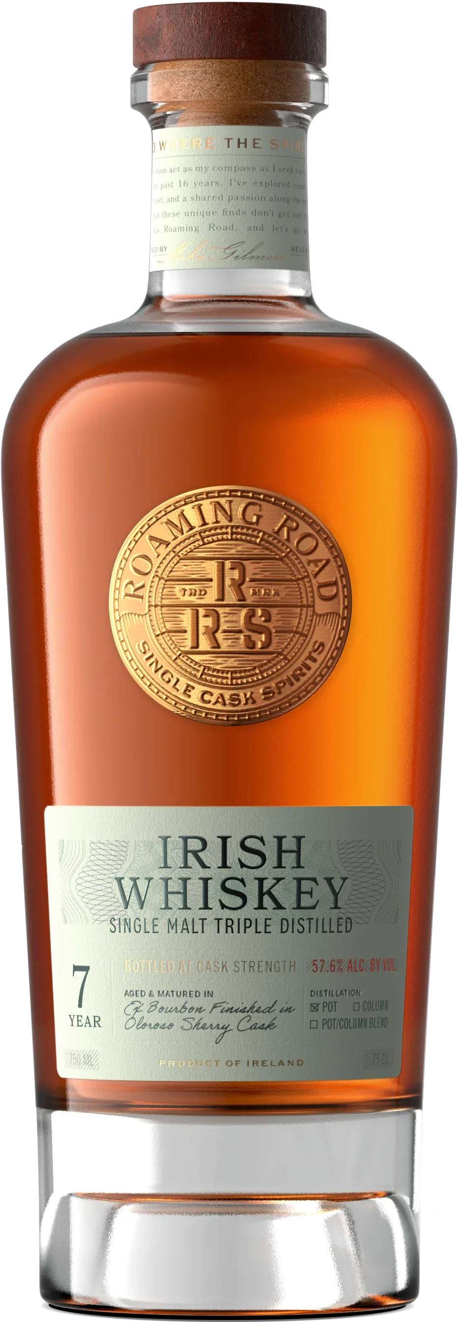 Roaming Roads Irish Whiskey 7 year