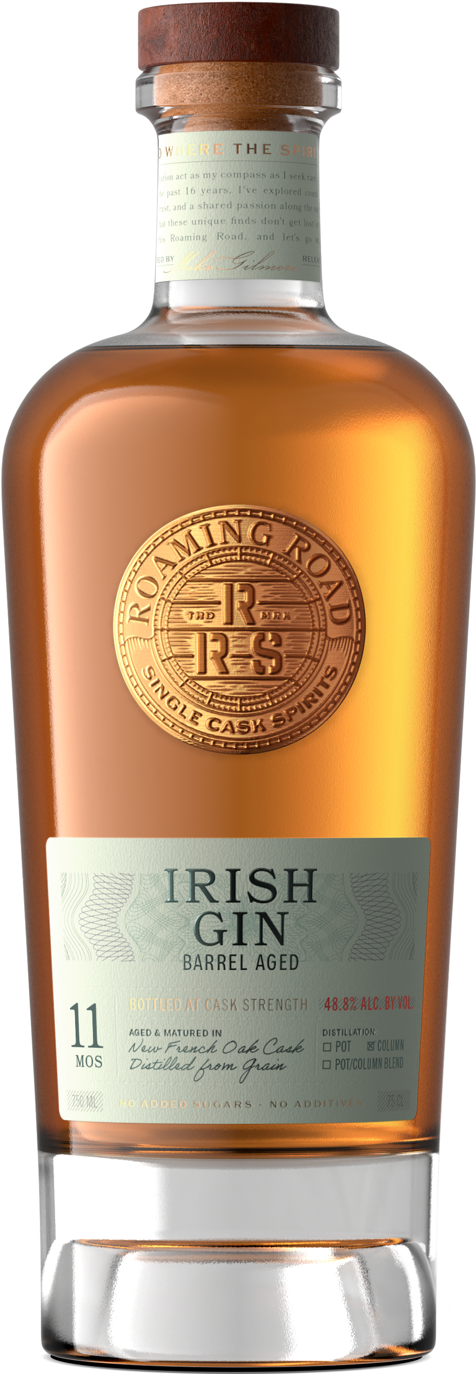 Roaming Roads 11 Mo. Barrel Aged Irish Gin