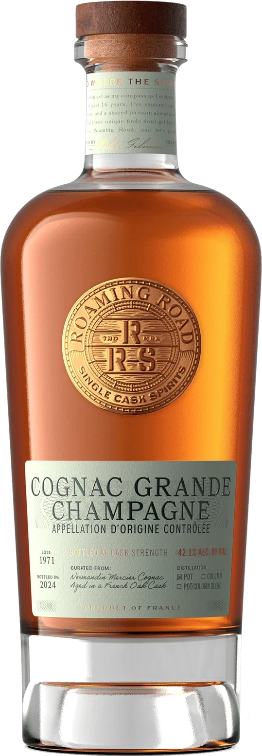 Roaming Roads Cognac Grande Champagne Lot# 1971